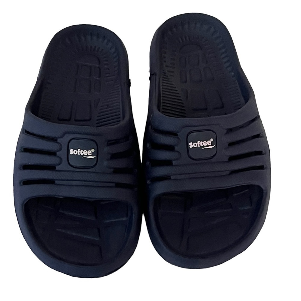 Softee Blue/White Sandals Sz 8 1/2 - 9 (39)